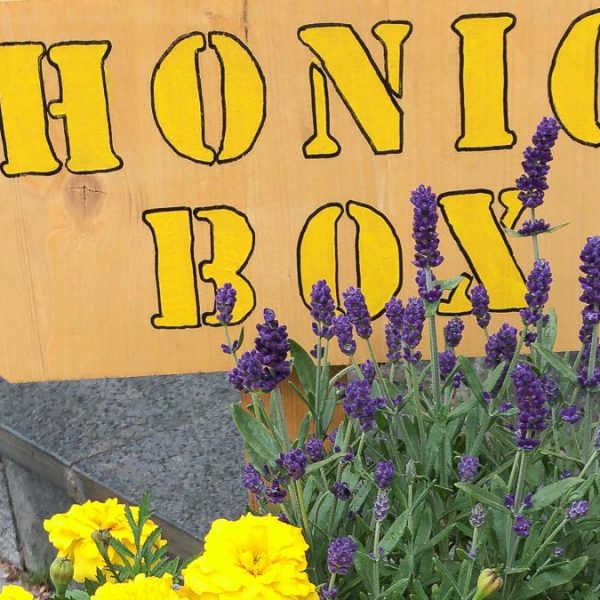Schild für Honigbox